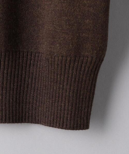 UNITED ARROWS（ユナイテッドアローズ）の「UWSC W/C/CA タートルネック ニット（ニット/セーター・レディース・オフホワイト/ダークブラウン/オレンジ・FREE）」の11枚目の写真