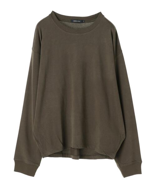 AMERICAN HOLIC（アメリカンホリック）の「コクーンゆるっとカットプルオーバー ＊●（Tシャツ/カットソー・レディース・ブラウン/ブラック系その他4/ブルー系その他2/ブラック/オフホワイト・M/L）」の13枚目の写真