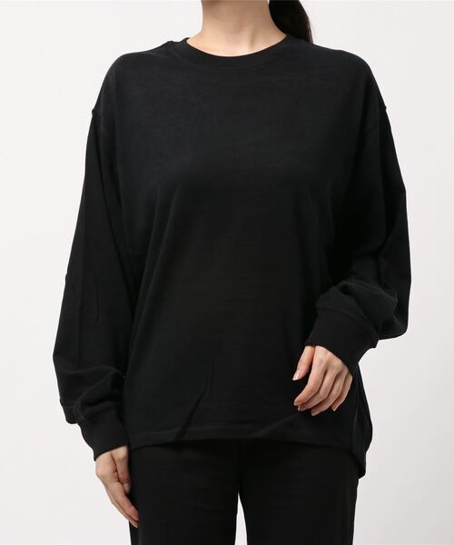 AMERICAN HOLIC（アメリカンホリック）の「コクーンゆるっとカットプルオーバー ＊●（Tシャツ/カットソー・レディース・ブラウン/ブラック系その他4/ブルー系その他2/ブラック/オフホワイト・M/L）」の10枚目の写真