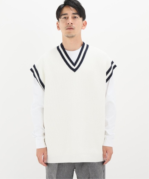 JOINT WORKS（ジョイントワークス）の「JW-SCHOOL DAYS CHILDEN VEST（ベスト・メンズ・ホワイト/アイボリー・MEDIUM/LARGE）」の4枚目の写真