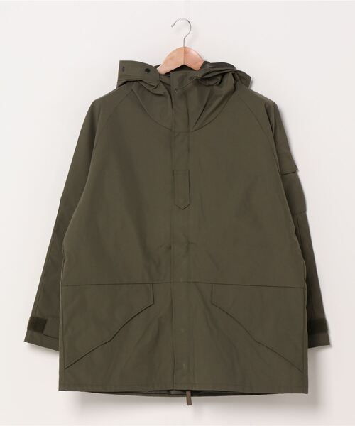 HOUSTON（ヒューストン）の「【HOUSTON】ECW PARKA LONG（ミリタリージャケット・メンズ・ブラック/その他/その他1/オリーブドラブ/ウッドランド・MEDIUM/LARGE/X-LARGE/XX-LARGE）」の3枚目の写真