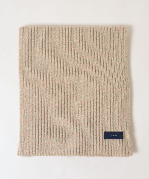 SHIPS(シップス)の「〈手洗い可能〉ミックスヤーンニットマフラー◇(マフラー・レディース・ピンク/グリーン・ONE SIZE)」の10枚目の写真
