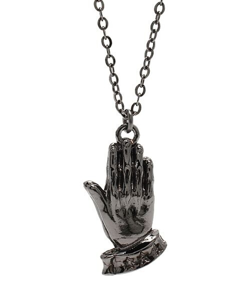 Subciety(サブサエティ)の「METAL NECKLACE-PRAYING HANDS-(ネックレス・メンズ・ブラック/シルバー/アンティークシルバー/ゴールド/アンティークゴールド・FREE)」の13枚目の写真