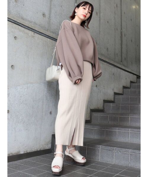 MURUA（ムルーア）の「クロコチェーンスクエアバッグ（ショルダーバッグ・レディース・ブラック/アイボリー・FREE）」の3枚目の写真