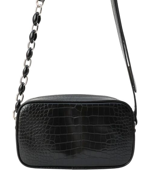 MURUA（ムルーア）の「クロコチェーンスクエアバッグ（ショルダーバッグ・レディース・ブラック/アイボリー・FREE）」の11枚目の写真