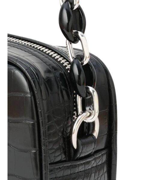 MURUA（ムルーア）の「クロコチェーンスクエアバッグ（ショルダーバッグ・レディース・ブラック/アイボリー・FREE）」の13枚目の写真