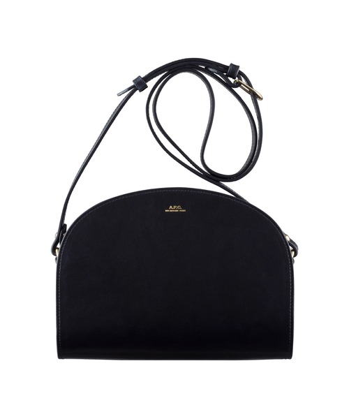 A.P.C.(アーペーセー)の「SAC DEMI-LUNE(ショルダーバッグ・レディース・ブラック/ダークネイビー・ONESIZE)」の1枚目の写真