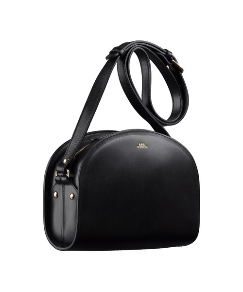 A.P.C.(アーペーセー)の「SAC DEMI-LUNE(ショルダーバッグ・レディース・ブラック/ダークネイビー・ONESIZE)」の5枚目の写真