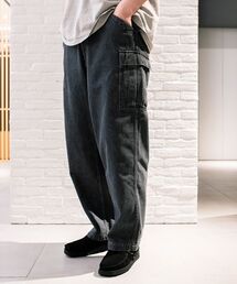 SHIPS any | 【SHIPS any別注】SANSE SANSE: KARMA PANTS DENIM ワイドシルエット カーゴ デニム　2021 SPRING◇(デニムパンツ)