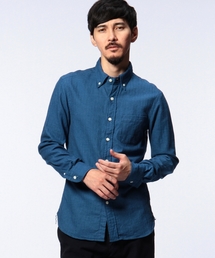 UNITED ARROWS | ◇UAS ＜SHUTTLE NOTES（シャトルノーツ）＞ヘリンボーン ネル ボタンダウンシャツ(シャツ/ブラウス)