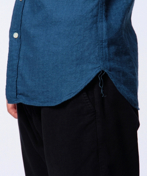UNITED ARROWS(ユナイテッドアローズ)の「◇UAS <SHUTTLE NOTES(シャトルノーツ)>ヘリンボーン ネル ボタンダウンシャツ◆(シャツ/ブラウス・メンズ・ネイビー・MEDIUM/SMALL/LARGE/X-LARGE/X-SMALL)」の7枚目の写真