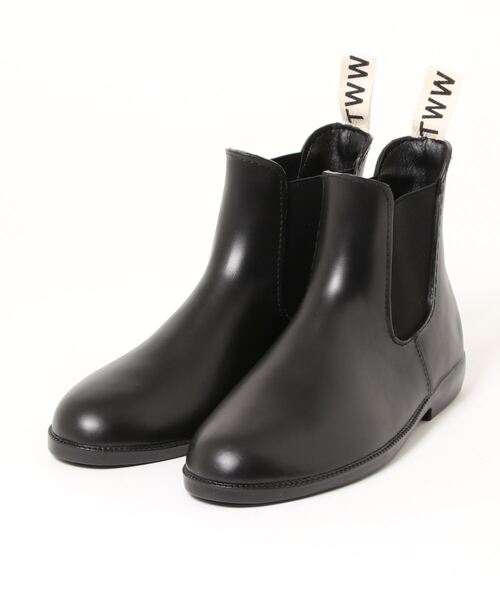 TRADITIONAL WEATHERWEAR SIDE GOREレインブーツ SIDE GORE RAIN BOOTS サイドゴアレインブーツ｜ブラック×ラメ