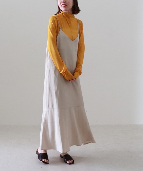 Cheek(チーク)の「2WAYキャミワンピース(ワンピース・レディース・アイボリー/グリーン系その他/ネイビー・MEDIUM)」の8枚目の写真