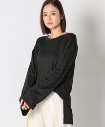 UNRELISH（アンレリッシュ）の「ゆるBIGシルケットロングTシャツ（Tシャツ/カットソー）」