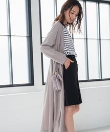Andemiu | カシュクールフウガウンコート936768(ノーカラーコート)