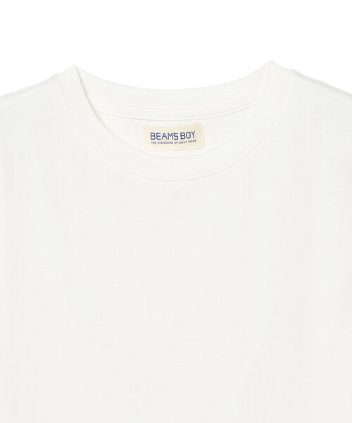 BEAMS BOY（ビームスボーイ）の「BEAMS BOY / パフスリーブ クルー ショートスリーブ（Tシャツ/カットソー・レディース・ブラック/オフホワイト・ONE SIZE）」の19枚目の写真