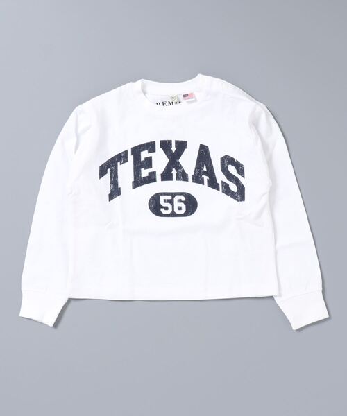 Life Support Products（ライフサポートプロダクツ）の「【コットンUSA】プリントロンT（80～160cm）（Tシャツ/カットソー・キッズ・オフホワイト/チャコール/グレー/ブラウン・110/150/80/90/95/100/120/130/140/160）」の12枚目の写真