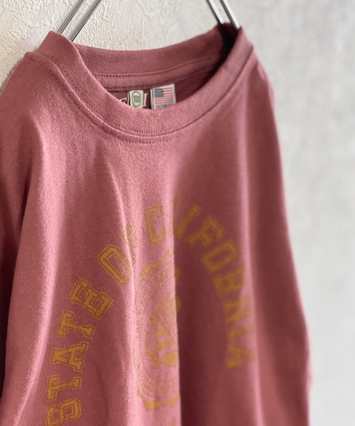 Life Support Products（ライフサポートプロダクツ）の「【コットンUSA】プリントロンT（80～160cm）（Tシャツ/カットソー・キッズ・オフホワイト/チャコール/グレー/ブラウン・110/150/80/90/95/100/120/130/140/160）」の9枚目の写真