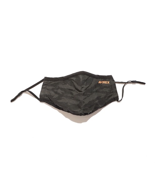 AVIREX（アヴィレックス）の「AVIREX/アビレックス AX CASUAL MASK TIGER CAMO マスク 抗菌加工 洗濯可能  洗って使える（マスク・メンズ・ホワイト/ブラック/ブラック×ホワイト/グリーン系カモフラージュ/ホワイト系その他/ブラック系その他・FREE）」の4枚目の写真