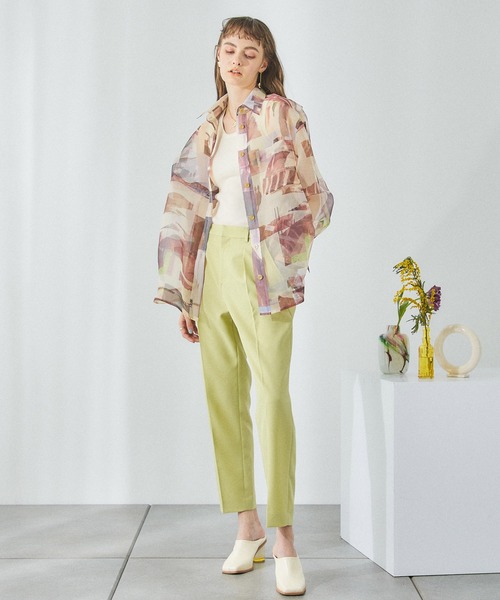 PUBLIC TOKYO(パブリックトウキョウ)の「ネイチャーフィルムシアーブラウス(シャツ/ブラウス・レディース・マルチ・FREE)」の4枚目の写真