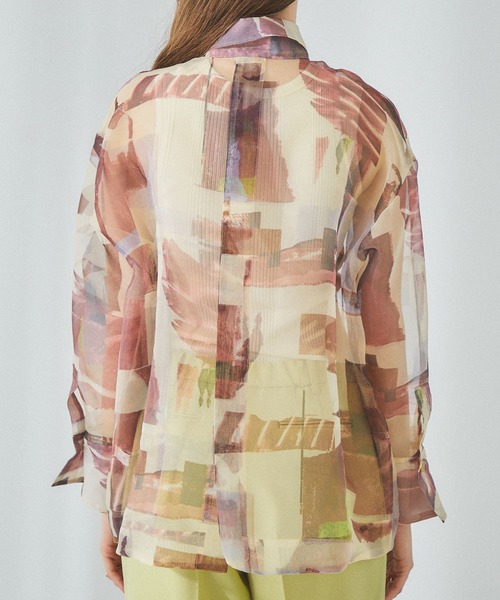 PUBLIC TOKYO(パブリックトウキョウ)の「ネイチャーフィルムシアーブラウス(シャツ/ブラウス・レディース・マルチ・FREE)」の7枚目の写真