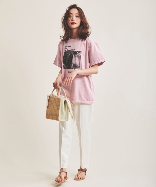 The Virgnia（ザ ヴァージニア）の「【GOOD ROCK SPEED】Roberta Bayley　ＴシャツⅡ（Tシャツ/カットソー・レディース・ピンク・FREE）」の3枚目の写真