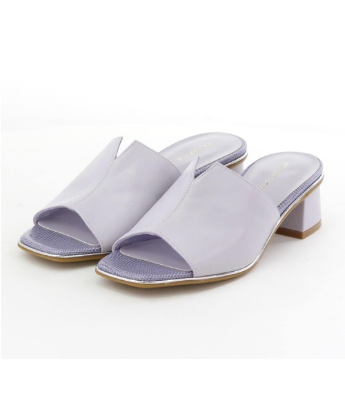 HIMIKO（ヒミコ）の「【HIMIKO】Vカットミュールサンダル/611225（サンダル・レディース・ブラック/アイボリー/ラベンダー・22.0cm/22.5cm/23.0cm/23.5cm/24.0cm/24.5cm/25.0cm）」の10枚目の写真