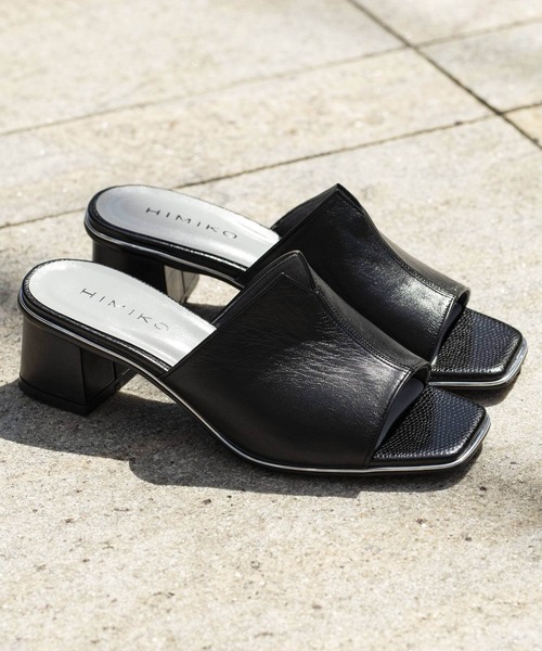 HIMIKO（ヒミコ）の「【HIMIKO】Vカットミュールサンダル/611225（サンダル・レディース・ブラック/アイボリー/ラベンダー・22.0cm/22.5cm/23.0cm/23.5cm/24.0cm/24.5cm/25.0cm）」の19枚目の写真