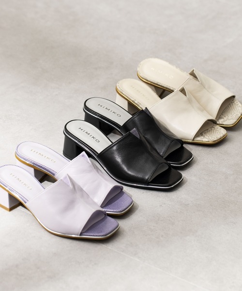 HIMIKO（ヒミコ）の「【HIMIKO】Vカットミュールサンダル/611225（サンダル・レディース・ブラック/アイボリー/ラベンダー・22.0cm/22.5cm/23.0cm/23.5cm/24.0cm/24.5cm/25.0cm）」の17枚目の写真