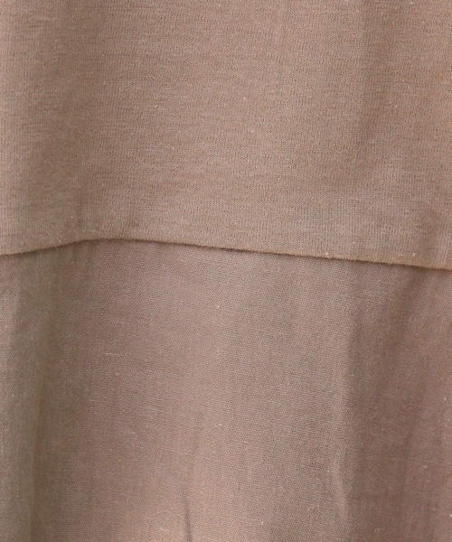 ElegChic(エレグシック)の「フレア カットソー(Tシャツ/カットソー・レディース・グレイッシュベージュ/オフホワイト/ブラック・M/XL)」の9枚目の写真