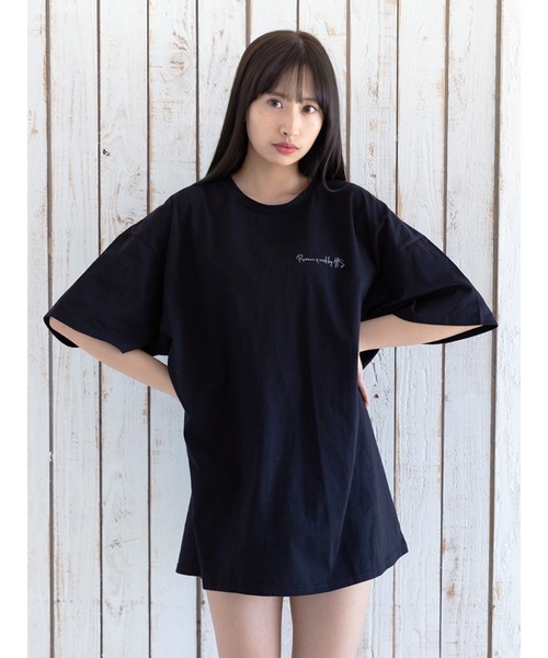 Honey Salon（ハニーサロン）の「CBHS×pivoine.e クロスフォトT（Tシャツ/カットソー・レディース・ホワイト/ブラック・FREE）」の20枚目の写真