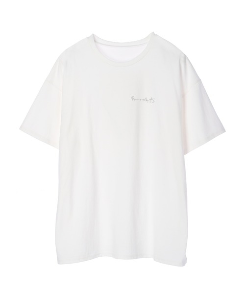 Honey Salon（ハニーサロン）の「CBHS×pivoine.e クロスフォトT（Tシャツ/カットソー・レディース・ホワイト/ブラック・FREE）」の18枚目の写真