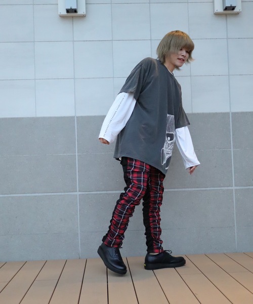 rovtski(ロフトスキー)の「【セットアップ対応】ROVTSKI SHARE ROOMKUSHU PT for ROOM/シェアルーム クシュパンツ フォールーム(その他パンツ・メンズ・ホワイト×レッド/ブラック/ネイビー/ブラック系その他/インディゴブルー・FREE)」の8枚目の写真