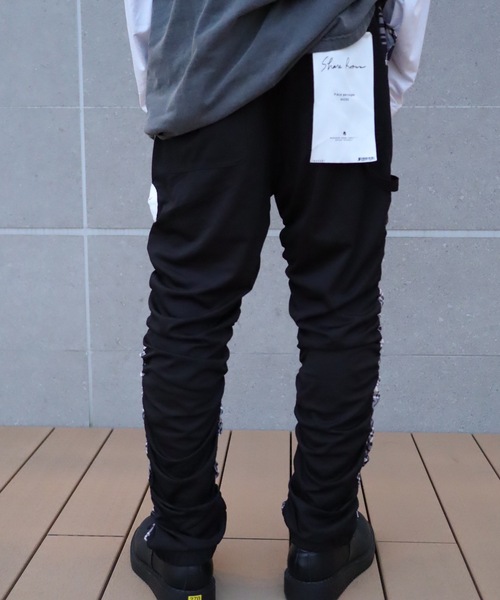 rovtski(ロフトスキー)の「【セットアップ対応】ROVTSKI SHARE ROOMKUSHU PT for ROOM/シェアルーム クシュパンツ フォールーム(その他パンツ・メンズ・ホワイト×レッド/ブラック/ネイビー/ブラック系その他/インディゴブルー・FREE)」の12枚目の写真