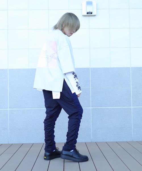 rovtski(ロフトスキー)の「【セットアップ対応】ROVTSKI SHARE ROOMKUSHU PT for ROOM/シェアルーム クシュパンツ フォールーム(その他パンツ・メンズ・ホワイト×レッド/ブラック/ネイビー/ブラック系その他/インディゴブルー・FREE)」の17枚目の写真