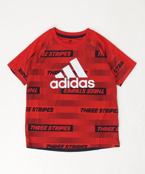 adidas（アディダス）の「アディダス adidas YBSPORTSAOPTEE（Tシャツ/カットソー・キッズ・ホワイト/ブルー/レッド・150cm/160cm/140cm/130cm）」の3枚目の写真
