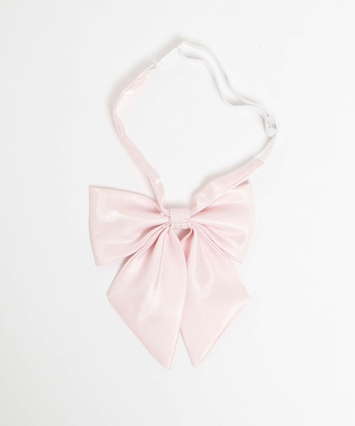 WEGO（ウィゴー）の「WEGO/パステルスクールリボン（ネクタイ・レディース・ライトピンク/サックスブルー・FREE）」の3枚目の写真