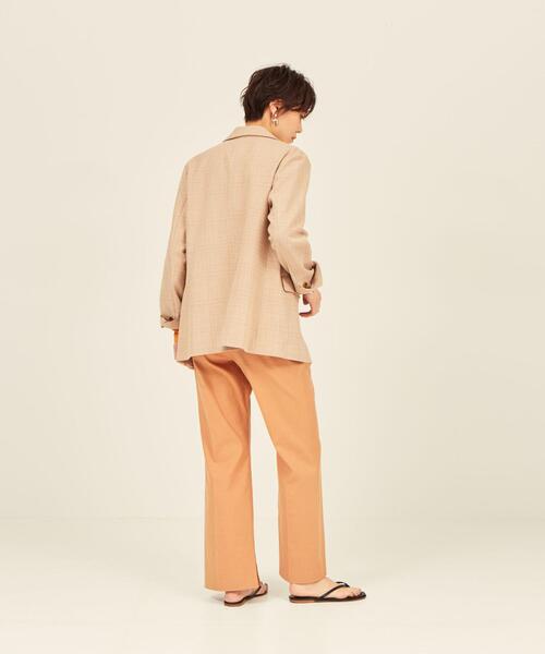 BRACTMENT(ブラクトメント)の「『BRACTMENT(ブラクトメント)』 BM STRC/LI フレアカラー パンツ(その他パンツ・レディース・ピンク/ライム/オレンジ・38/36)」の18枚目の写真