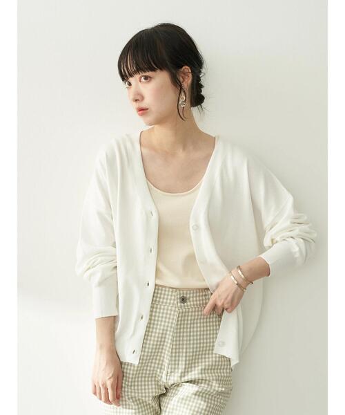 earth music&ecology（アースミュージックアンドエコロジー）の「2wayクルーネックニットタンクトップ ＊（タンクトップ・レディース・アイボリー/モカ/ピンクベージュ・M/L/S）」の10枚目の写真