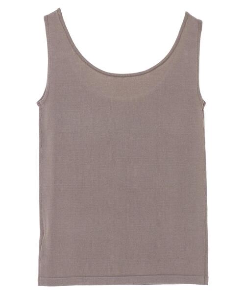 earth music&ecology（アースミュージックアンドエコロジー）の「2wayクルーネックニットタンクトップ ＊（タンクトップ・レディース・アイボリー/モカ/ピンクベージュ・M/L/S）」の16枚目の写真