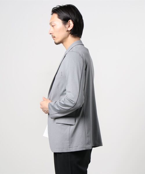 SPALDING(スポルディング)の「【SPALDING】セットアップジャケット ニット無地 グレー(テーラードジャケット・メンズ・グレー・L/M/S/LL)」の14枚目の写真