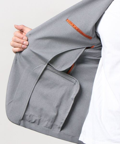 SPALDING(スポルディング)の「【SPALDING】セットアップジャケット ニット無地 グレー(テーラードジャケット・メンズ・グレー・L/M/S/LL)」の16枚目の写真
