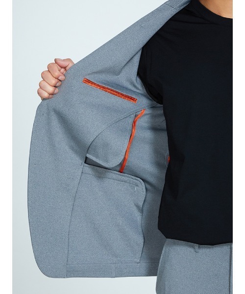 SPALDING(スポルディング)の「【SPALDING】セットアップジャケット ニット無地 グレー(テーラードジャケット・メンズ・グレー・L/M/S/LL)」の12枚目の写真