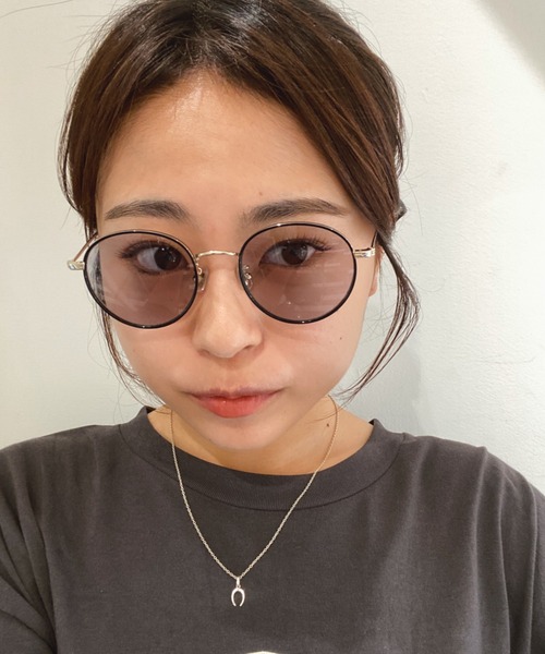 Zoff（ゾフ）の「ボストン型 サングラス｜カラーレンズ｜ユニセックス｜TREND SUNGLASSES（サングラス・レディース・ライトブラウン/ブラック/ライトイエロー/ブラウン系その他/ブラウン系その他7/ブラック系その他/イエロー系その他/ブラウン系5・FREE）」の22枚目の写真