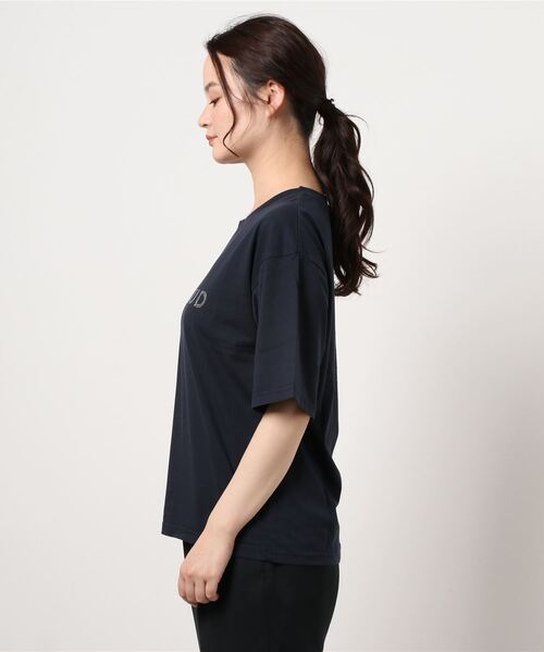 Grand PARK（グランドパーク）の「刺繍ロゴＴシャツ（Tシャツ/カットソー・レディース・ベージュ/カーキ/ネイビー/ホワイト・FREE）」の9枚目の写真
