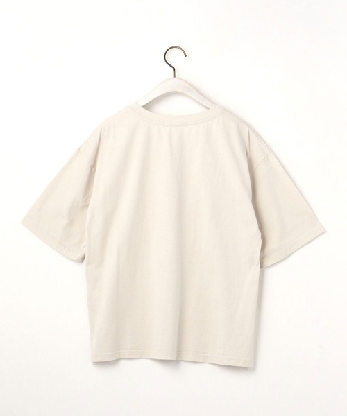 Grand PARK（グランドパーク）の「刺繍ロゴＴシャツ（Tシャツ/カットソー・レディース・ベージュ/カーキ/ネイビー/ホワイト・FREE）」の6枚目の写真