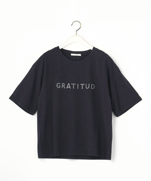 Grand PARK（グランドパーク）の「刺繍ロゴＴシャツ（Tシャツ/カットソー・レディース・ベージュ/カーキ/ネイビー/ホワイト・FREE）」の15枚目の写真