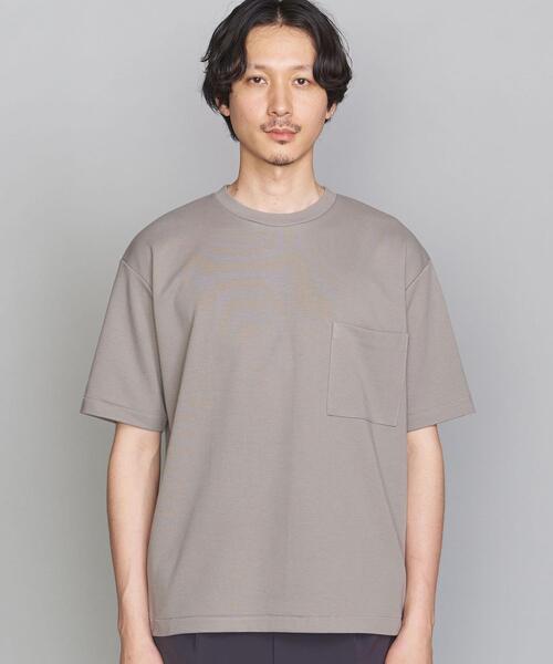 BEAUTY&YOUTH UNITED ARROWS（ビューティーアンドユースユナイテッドアローズ）の「BY コードディッシュ 1POC Tシャツ（Tシャツ/カットソー・メンズ・ホワイト/ベージュ/ライトブルー・X-LARGE/SMALL/MEDIUM/LARGE）」の10枚目の写真