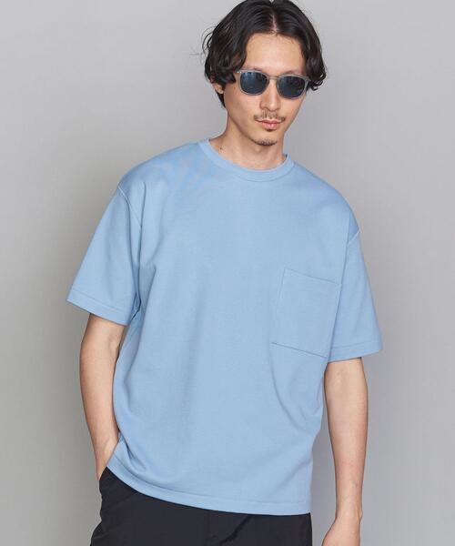 BEAUTY&YOUTH UNITED ARROWS（ビューティーアンドユースユナイテッドアローズ）の「BY コードディッシュ 1POC Tシャツ（Tシャツ/カットソー・メンズ・ホワイト/ベージュ/ライトブルー・X-LARGE/SMALL/MEDIUM/LARGE）」の12枚目の写真