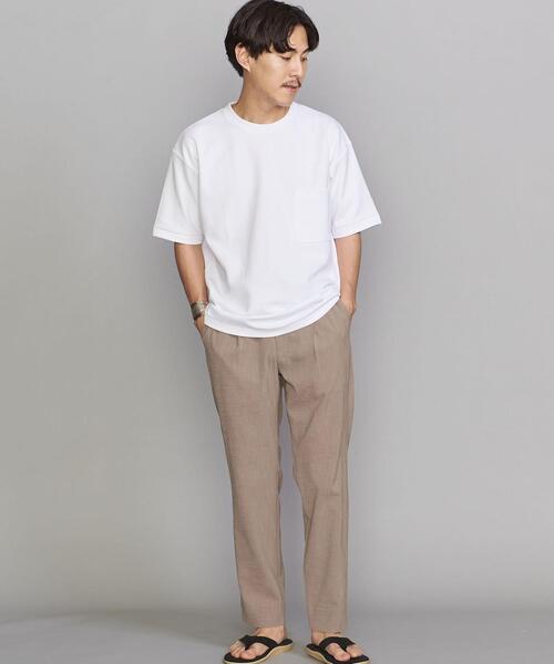 BEAUTY&YOUTH UNITED ARROWS（ビューティーアンドユースユナイテッドアローズ）の「BY コードディッシュ 1POC Tシャツ（Tシャツ/カットソー・メンズ・ホワイト/ベージュ/ライトブルー・X-LARGE/SMALL/MEDIUM/LARGE）」の14枚目の写真